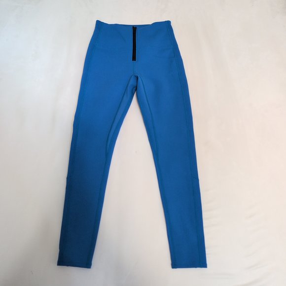 Solid & Striped Sport Blue V-Neck Bra & High-Waist Leggings S - Picture 6 of 13
